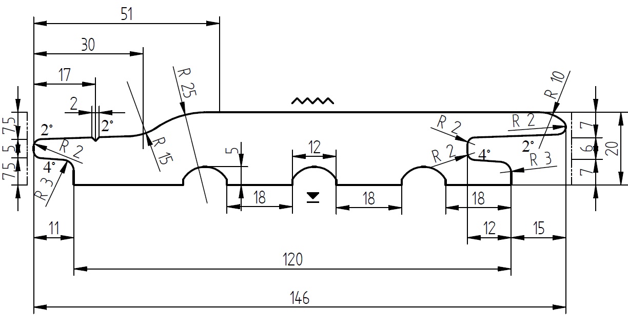 DESKA ELEWACYJNA UTK/R 20x146 MIKRO RYFEL KL.AB ŚWIERK - obrazek 3