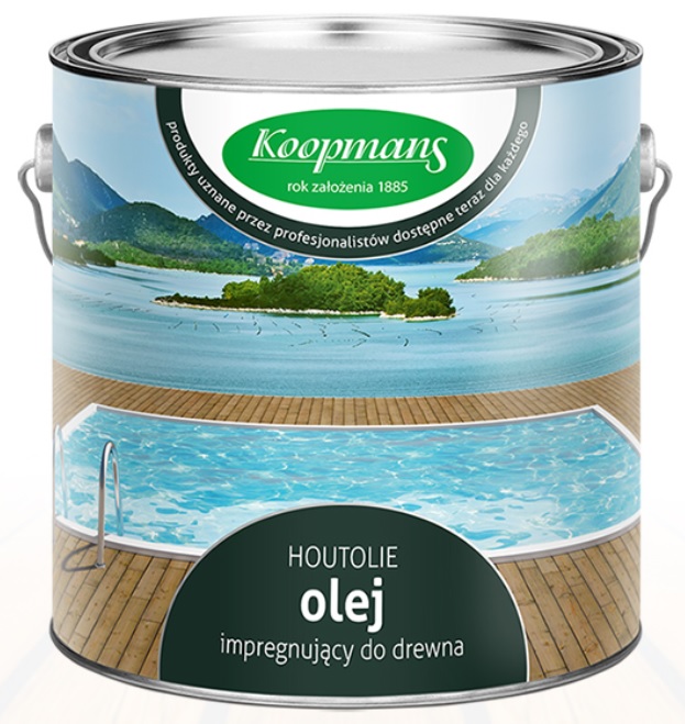 KOOPMANS Houtolie - olej impregnujący do drewna 0,75L / kolory od 101 do 112