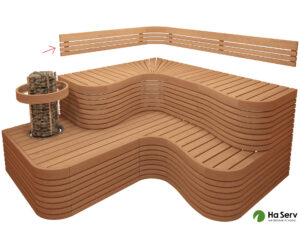 Backrest thermo californian pine