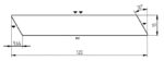 FACADE BOARD RHOMBUS 18X120 CLASS AB SCANDINAVIAN SPRUCE
