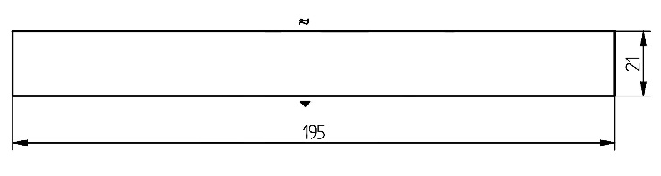 FACADE BOARD S4S/S 21X195 ONE SIDE ROUGH GRADE AB - obrazek 2
